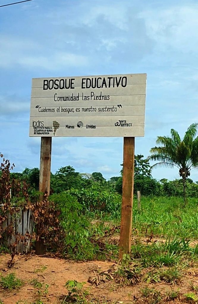 Sendero Identificativo, Bosque Educativo de la comunidad Las Piedras en el Municipio de Gonzalo Moreno, 2024