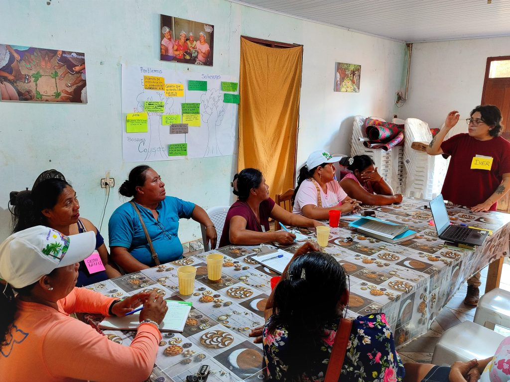 Taller de diálogo y aprendizaje realizado en el municipio del Sena,  IPDRS_Amazonía,2024
