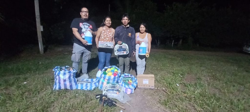 Entrega de equipamiento en Portachuelo Alto al asociación de artesanas del pueblo Ese Ejja, IPDRS_Amazonía, 2024  