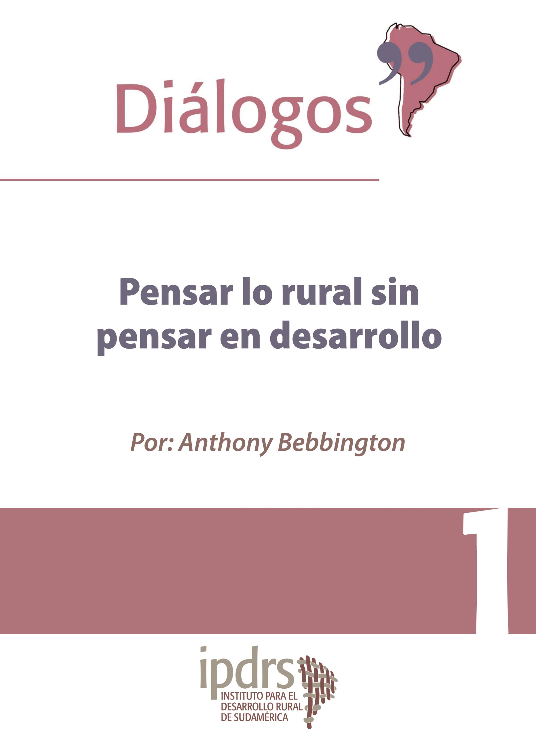 Pensar lo rural sin pensar en desarrollo
