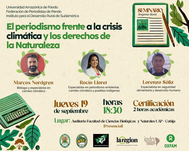 IPDRS Periodismo y crisis climática 2024