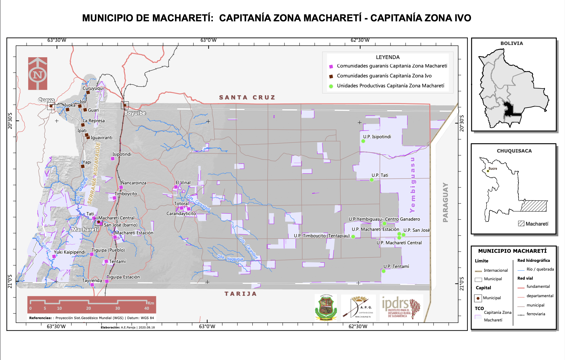 Mapa de Macharetí