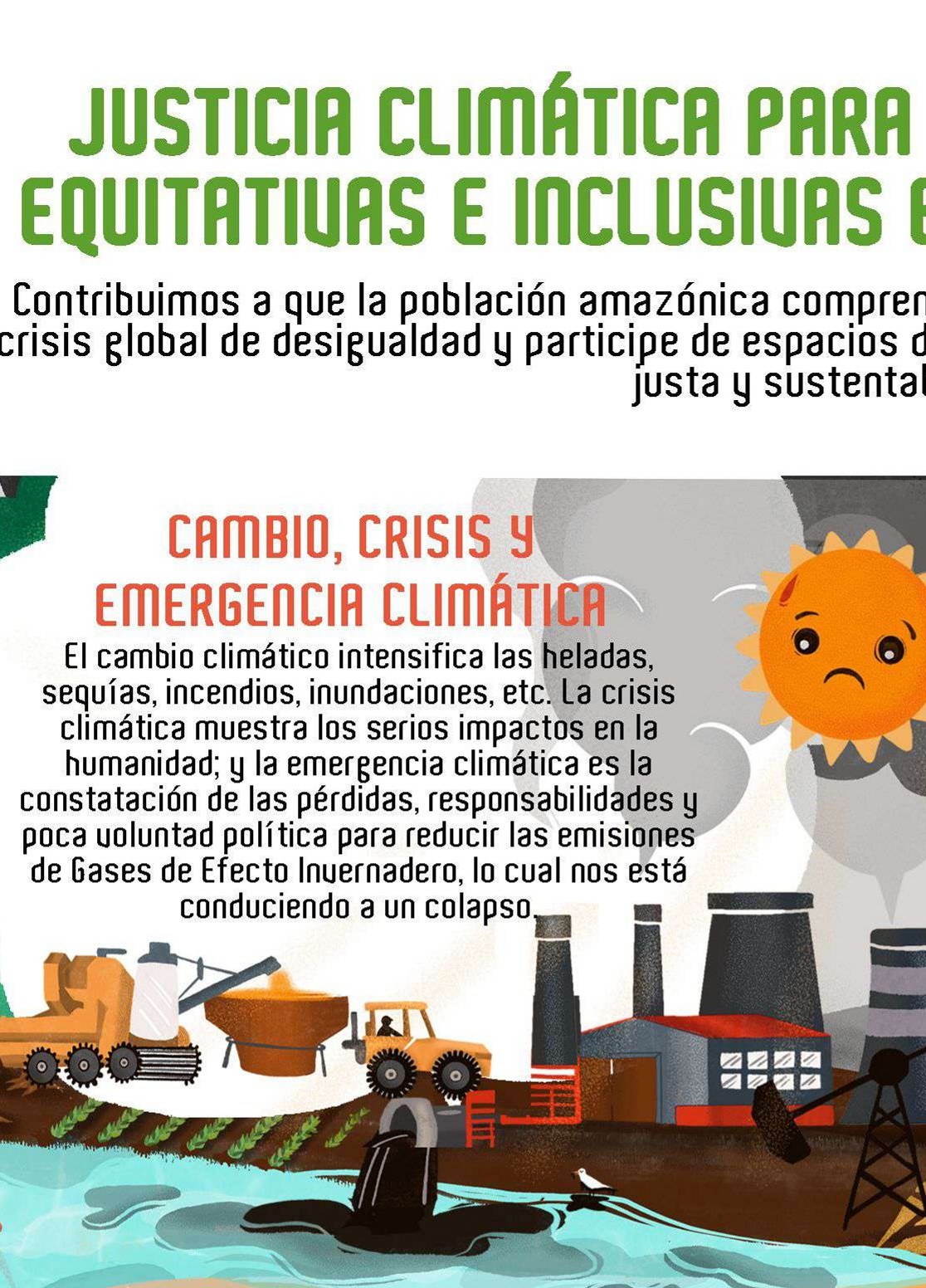 Justicia climática para sociedades más equitativas e inclusivas en América Latina