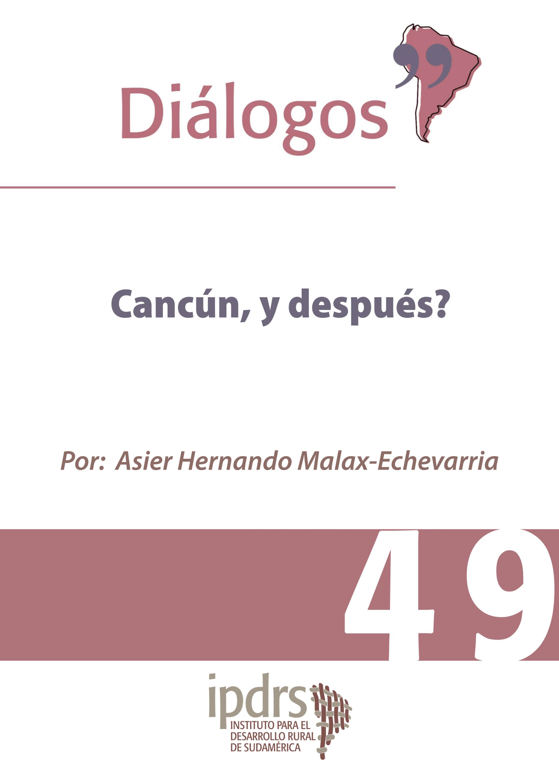 Cancún, y después?
