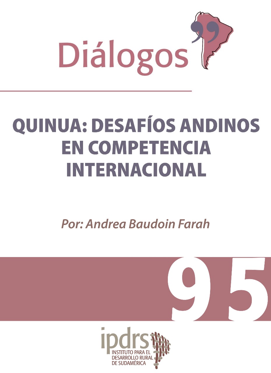 QUINUA: DESAFÍOS ANDINOS EN COMPETENCIA INTERNACIONAL