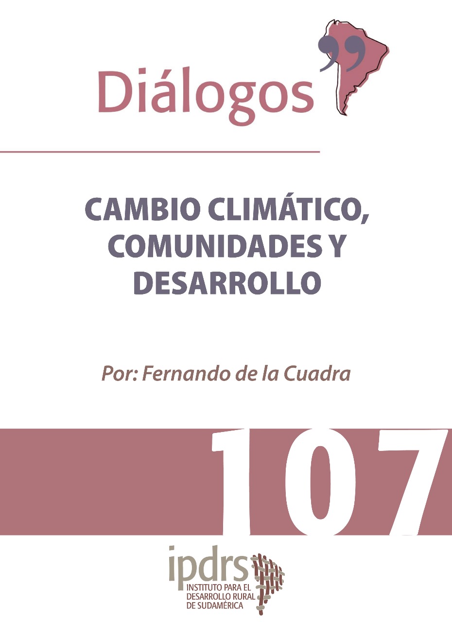 CAMBIO CLIMÁTICO, COMUNIDADES Y DESARROLLO