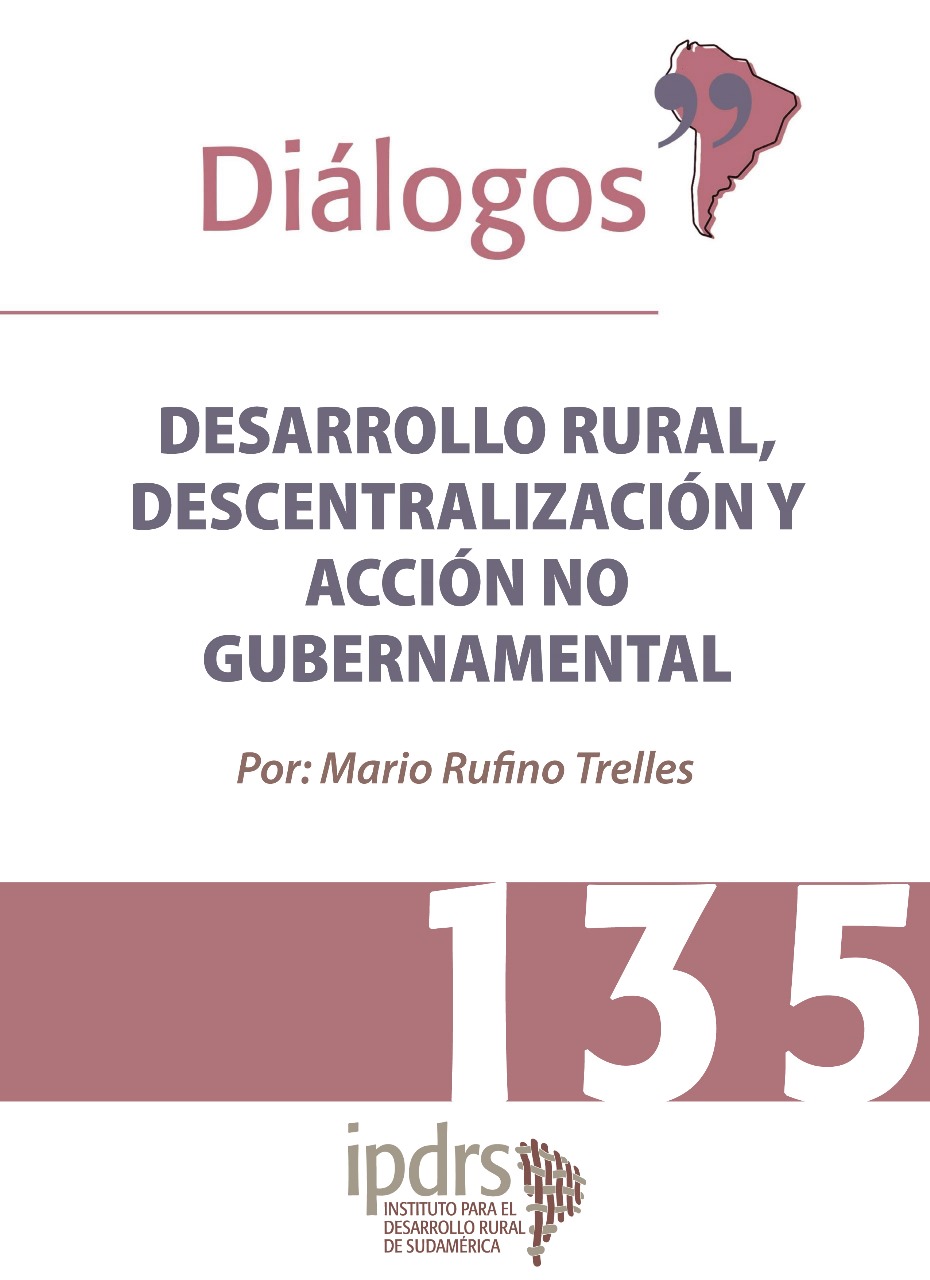 DESARROLLO RURAL, DESCENTRALIZACIÓN Y ACCIÓN NO GUBERNAMENTAL