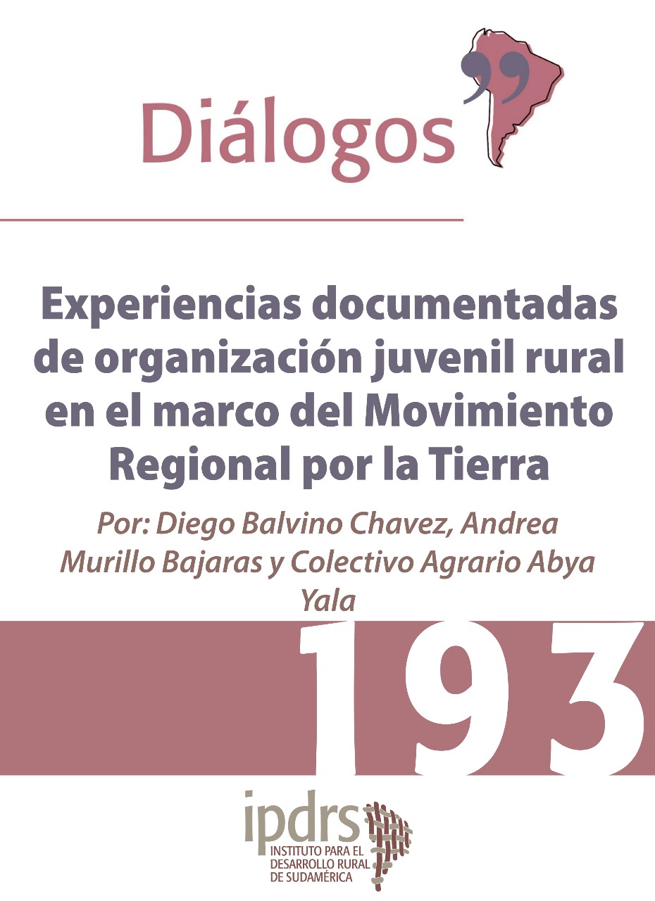 Experiencias documentadas de organización juvenil rural en el marco del Movimiento Regional por la Tierra