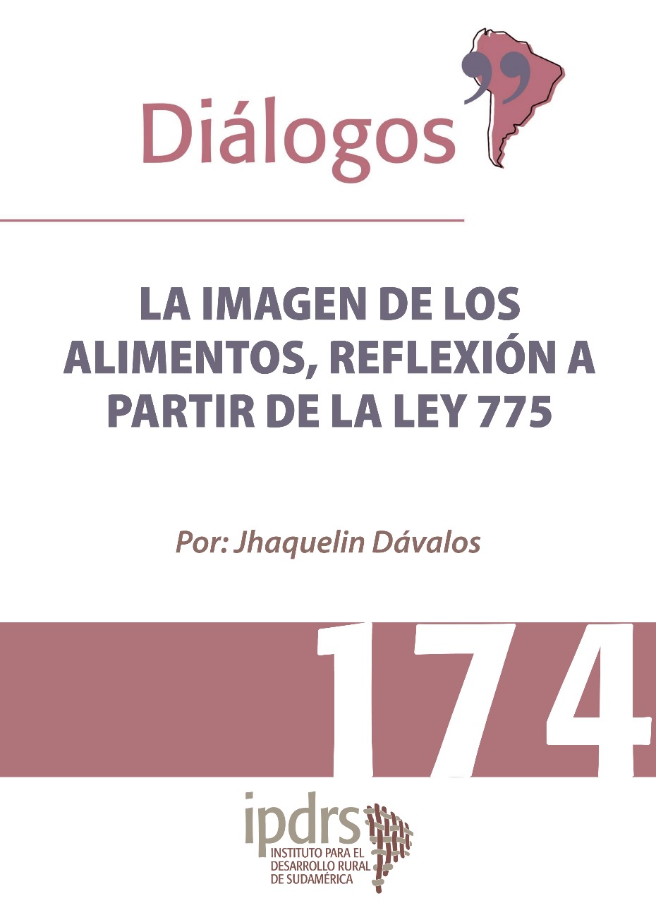 LA IMAGEN DE LOS ALIMENTOS, REFLEXIÓN A PARTIR DE LA LEY 775