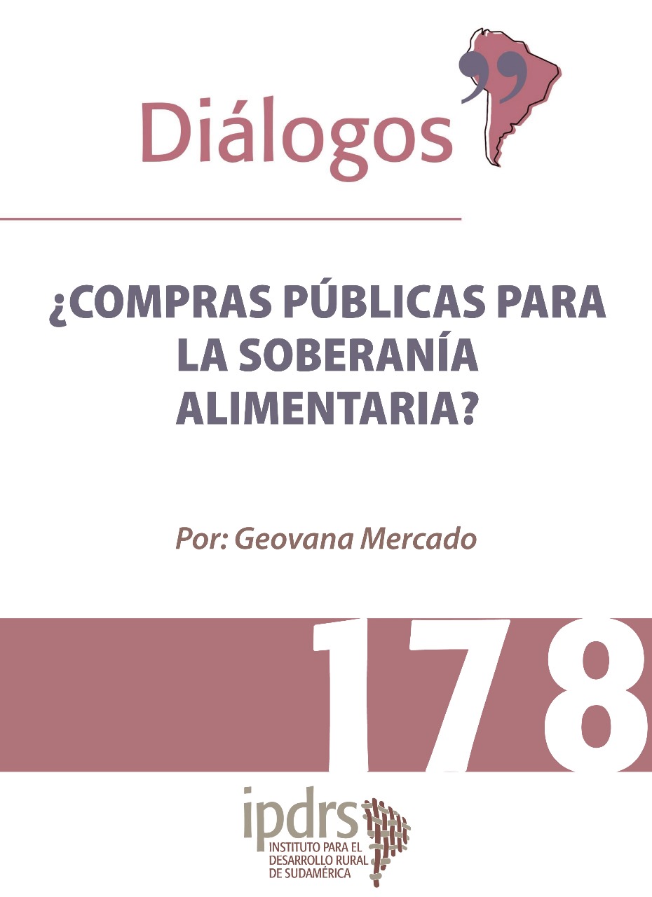 ¿COMPRAS PÚBLICAS PARA LA SOBERANÍA ALIMENTARIA?