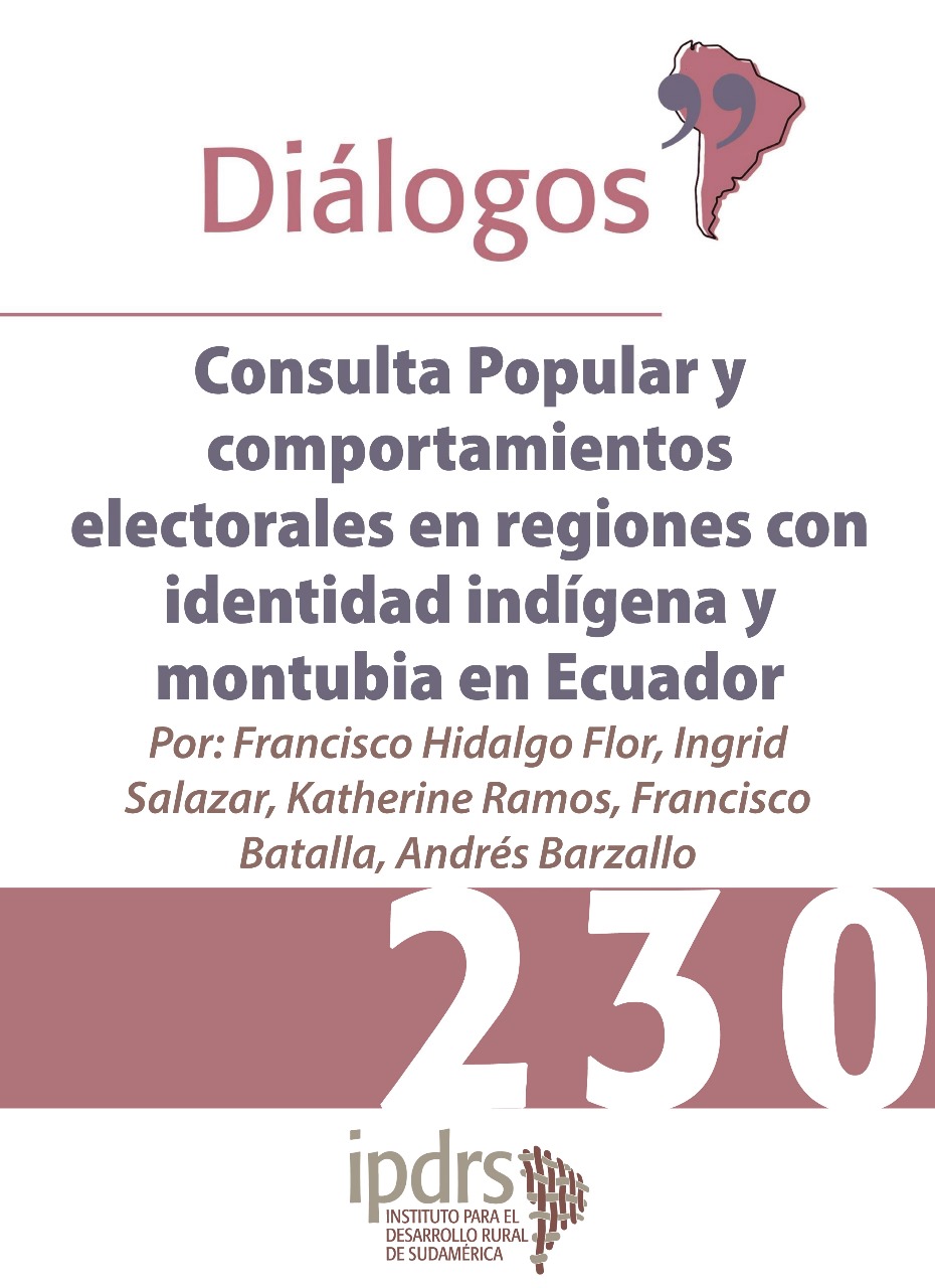 Consulta Popular y comportamientos electorales en regiones con identidad indígena y montubia en Ecuador