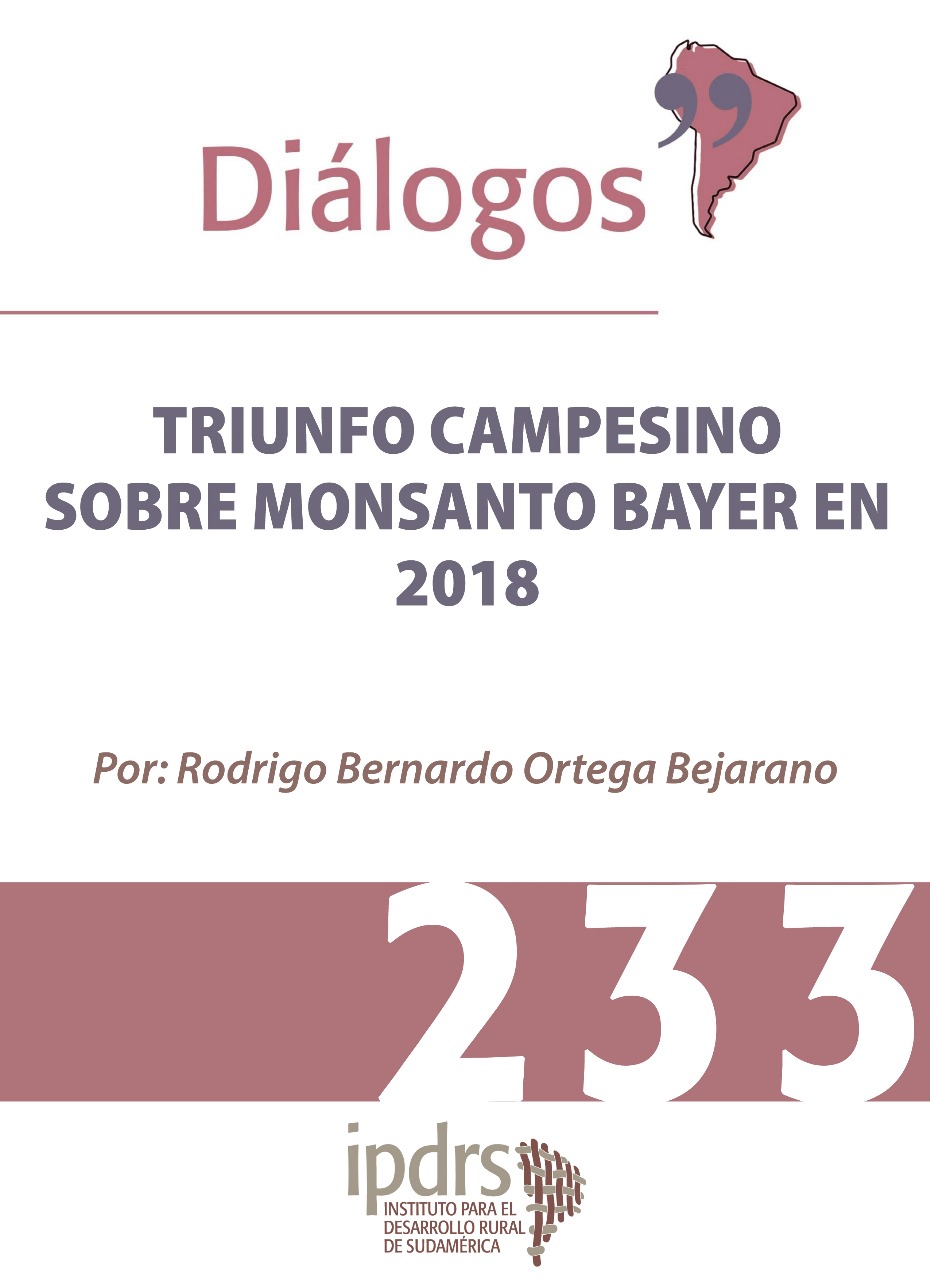 TRIUNFO CAMPESINO SOBRE MONSANTO BAYER EN 2018