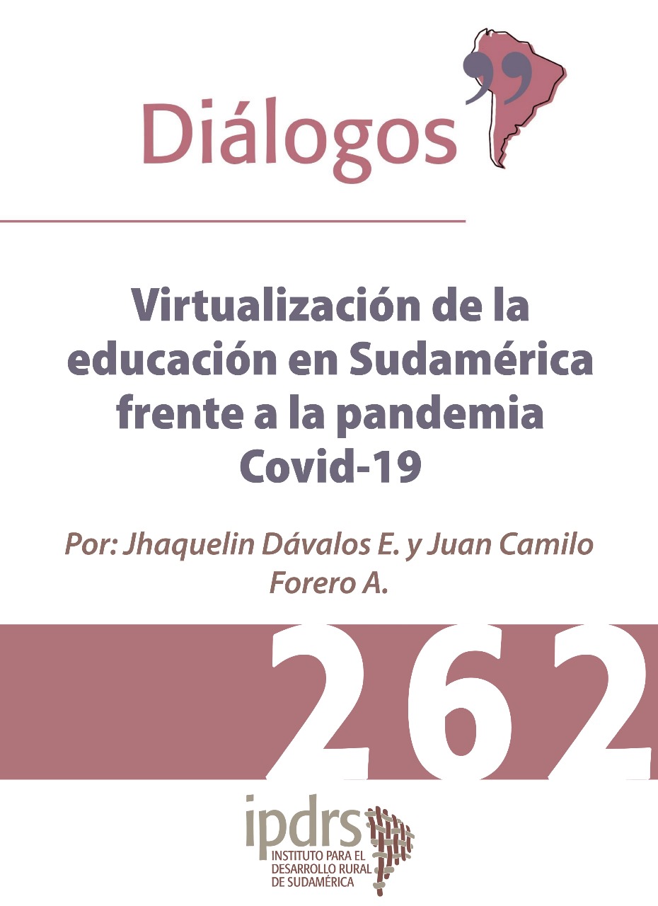 Virtualización de la educación en Sudamérica frente a la pandemia Covid-19