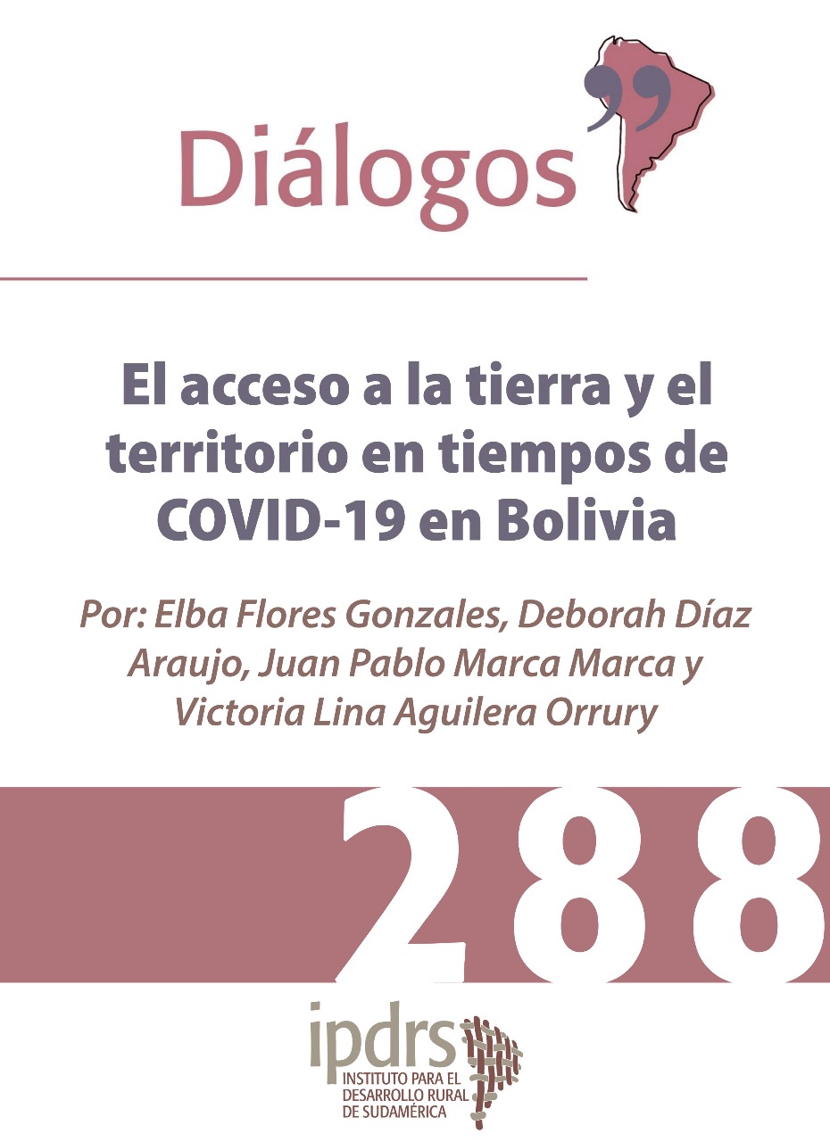 El acceso a la tierra y el territorio en tiempos de COVID-19 en Bolivia