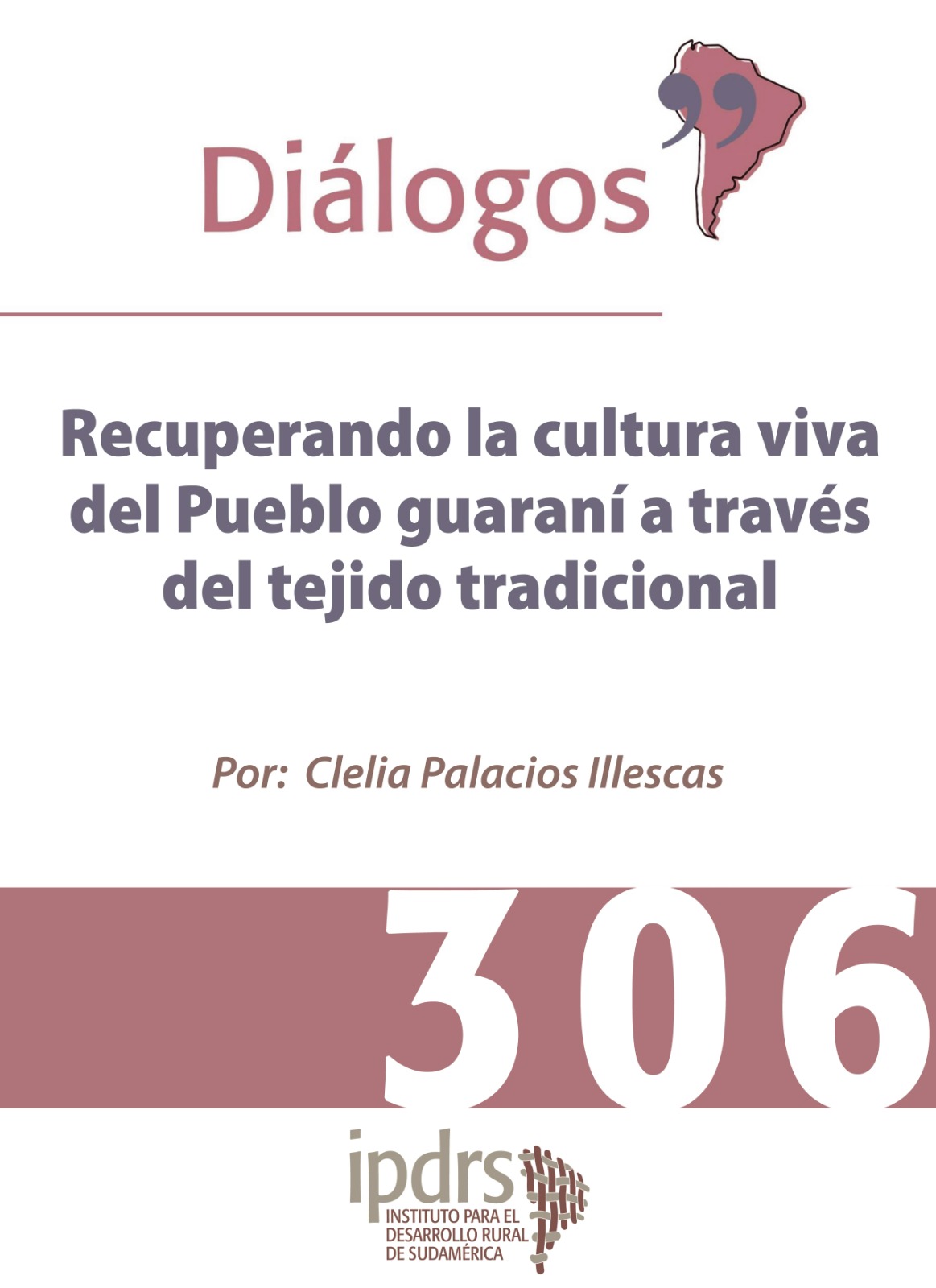 Recuperando la cultura viva del Pueblo guaraní a través del tejido tradicional