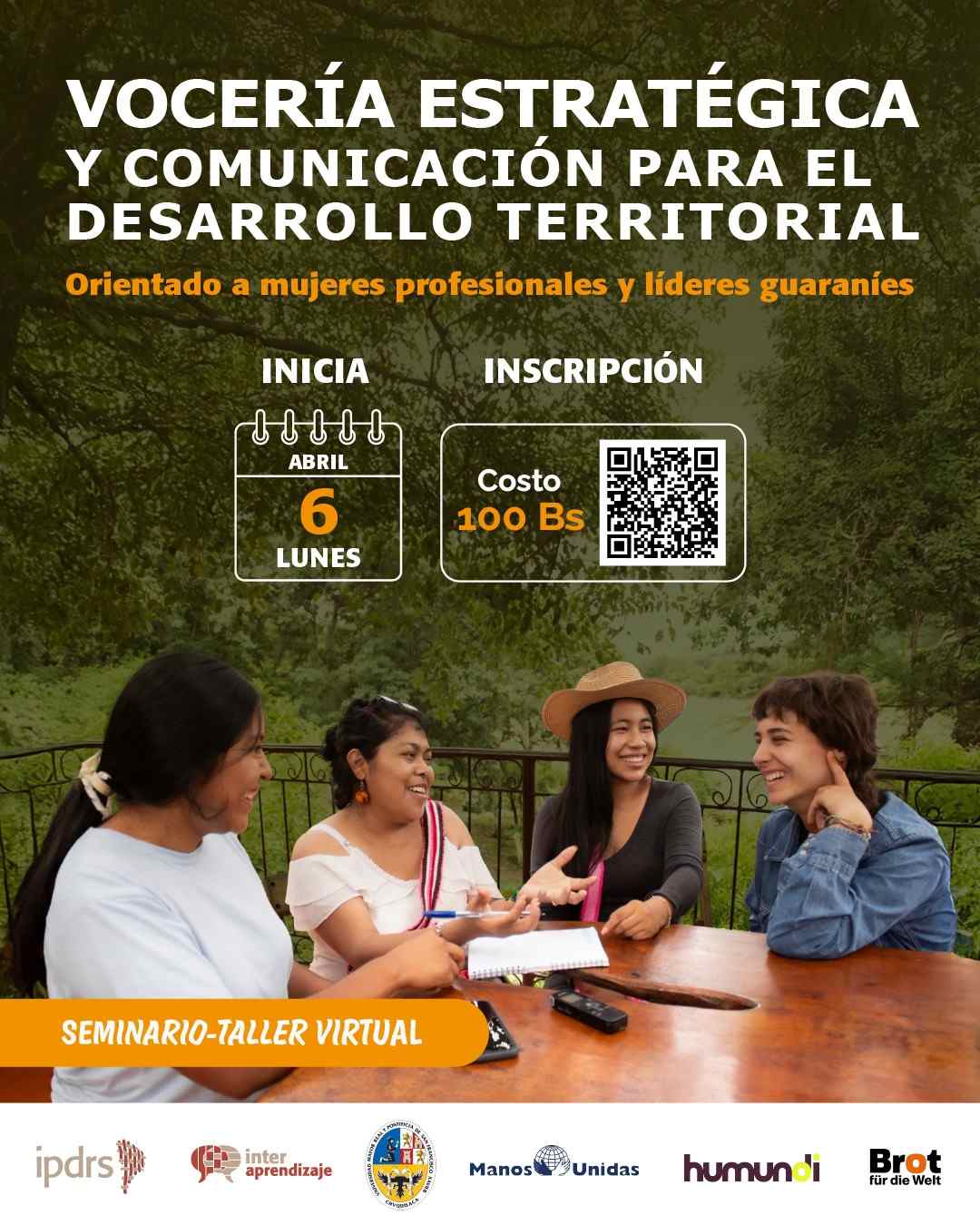 Nuevo curso virtual “Vocería Estratégica y Comunicación para el Desarrollo Territorial”