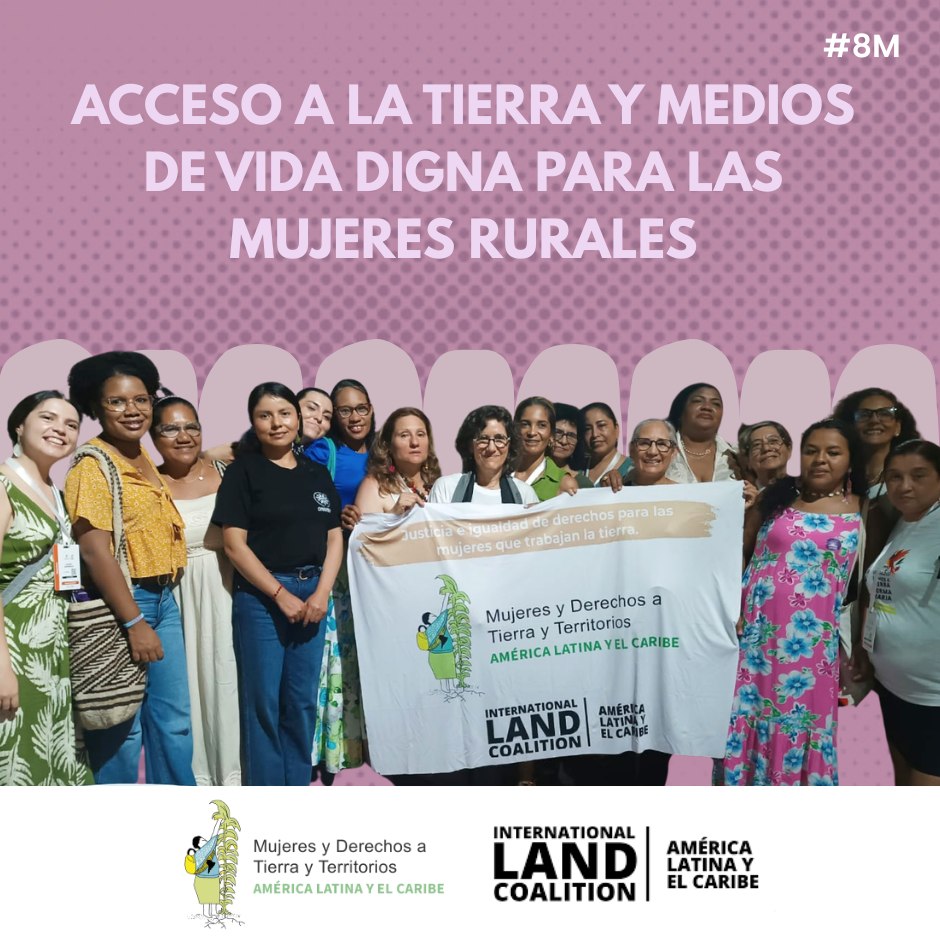 Contribuciones al panel “Acceso a la tierra y medios de vida digna para las mujeres rurales en la región andino-amazónica”, en la ICARRD+20