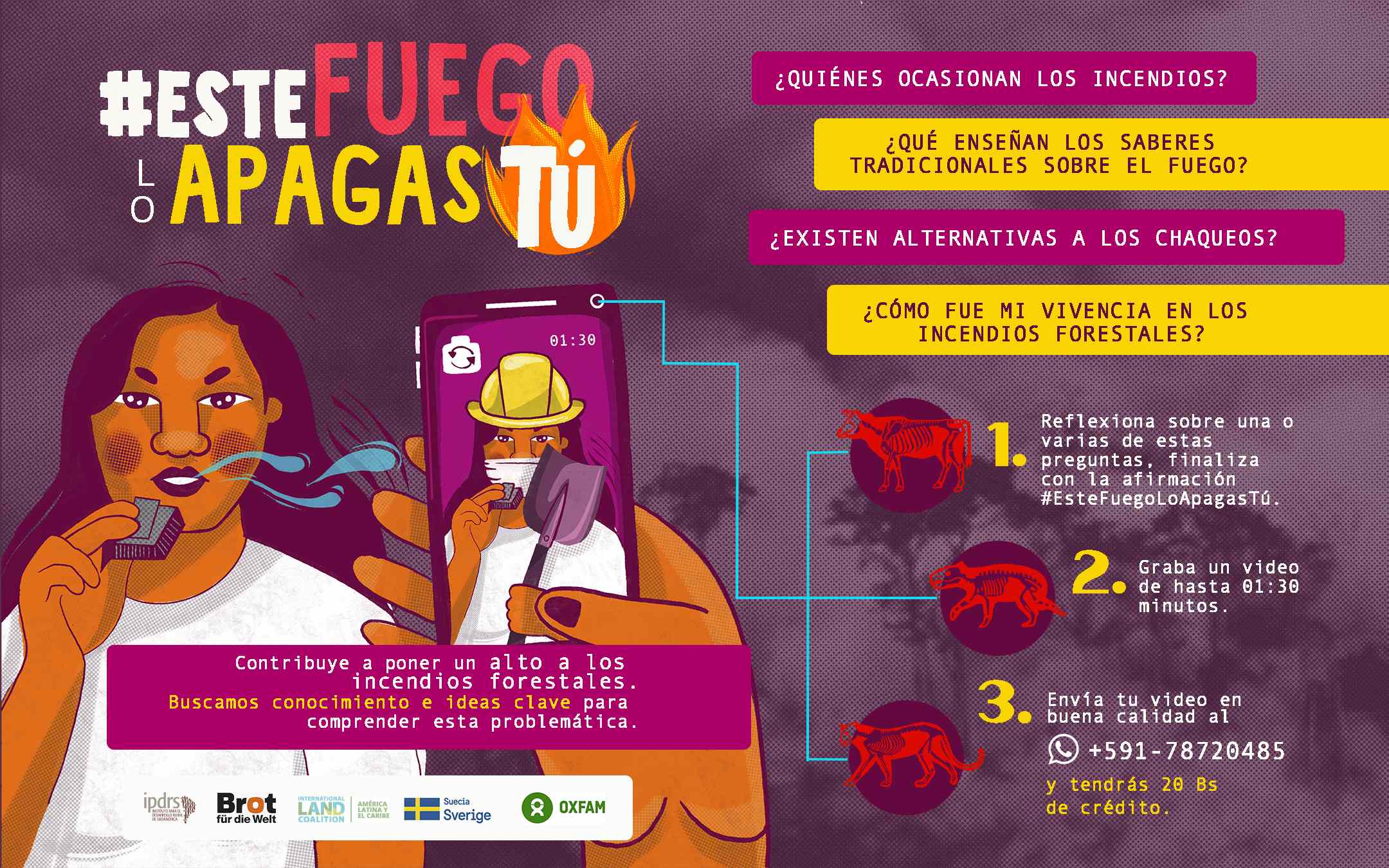 Campaña #EsteFuegoLoApagasTú: un compromiso colectivo para prevenir incendios