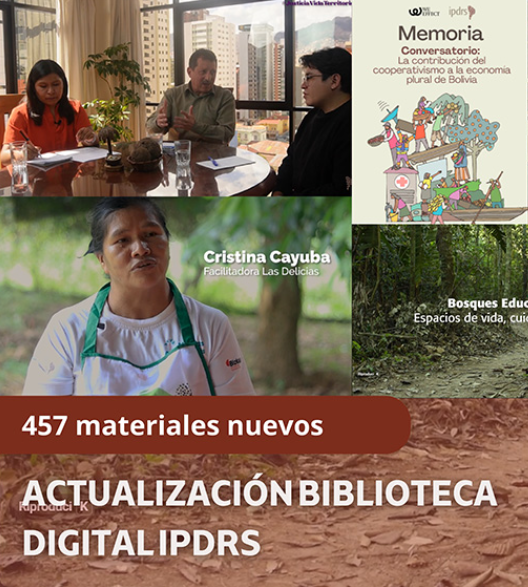 IPDRS actualiza su biblioteca digital con 457 nuevos materiales.