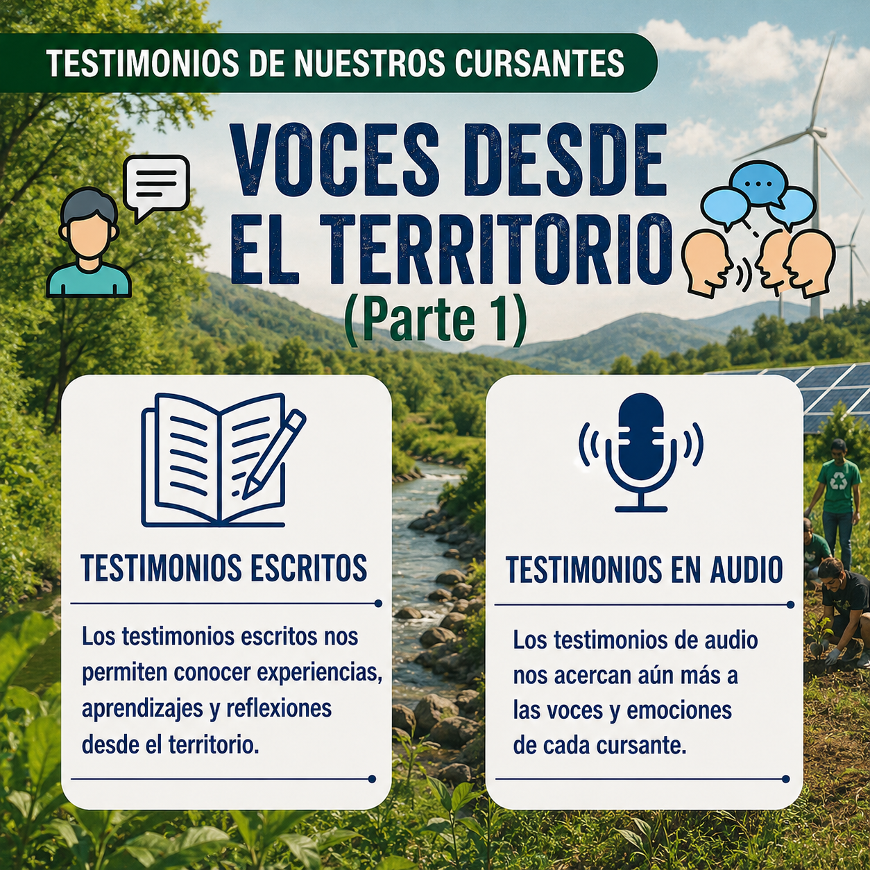 Voces desde el territorio se encuentran en el cierre del curso Perspectivas de la Justicia Climática para la Defensa de Derechos y Territorios (Parte I)