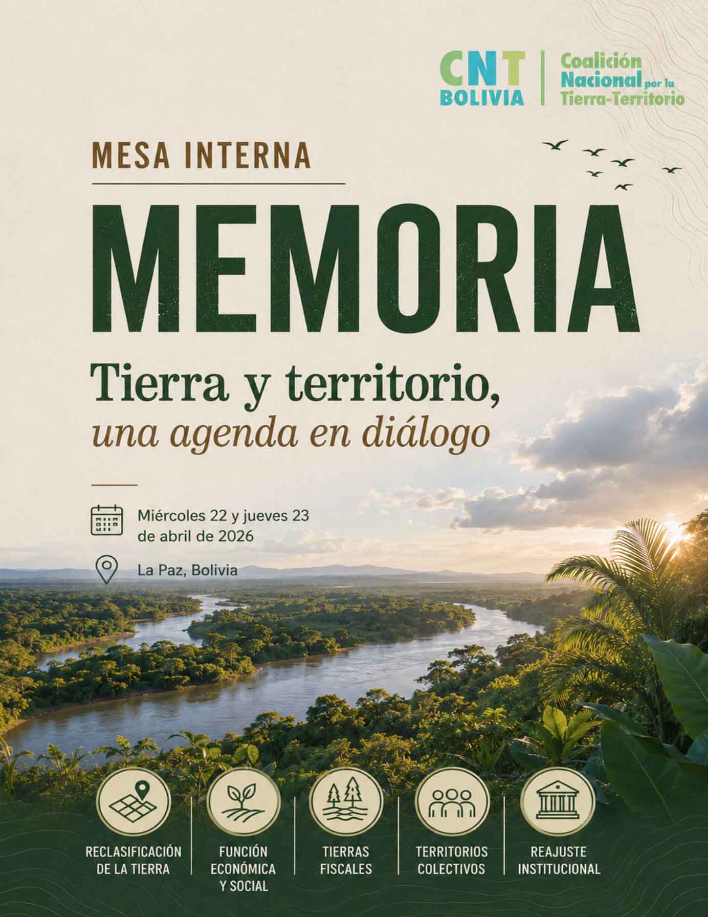 Tierra y territorio, una agenda en diálogo