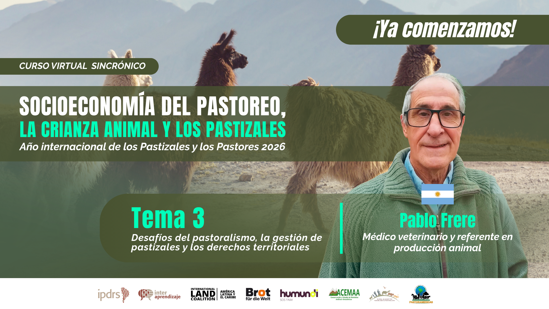 Desafíos del pastoralismo, gestión de pastizales y derechos territoriales