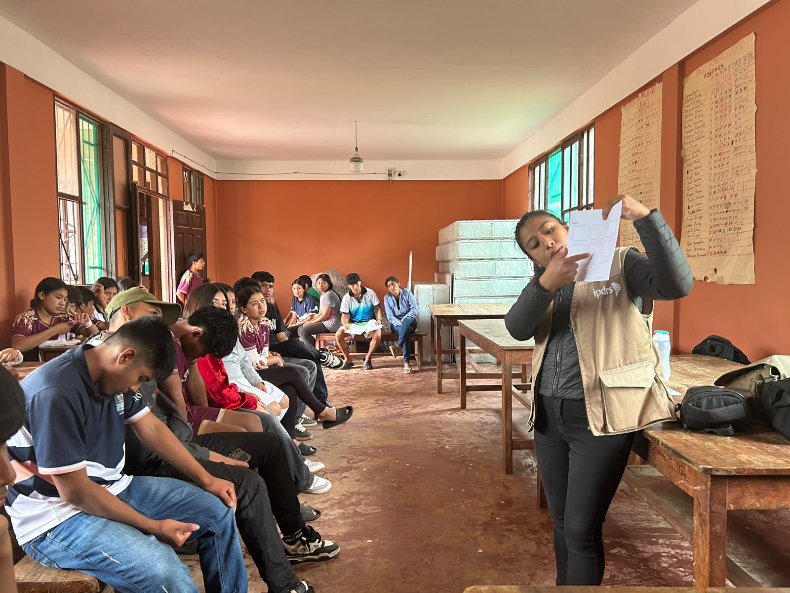 Capacitación a estudiantes del internado